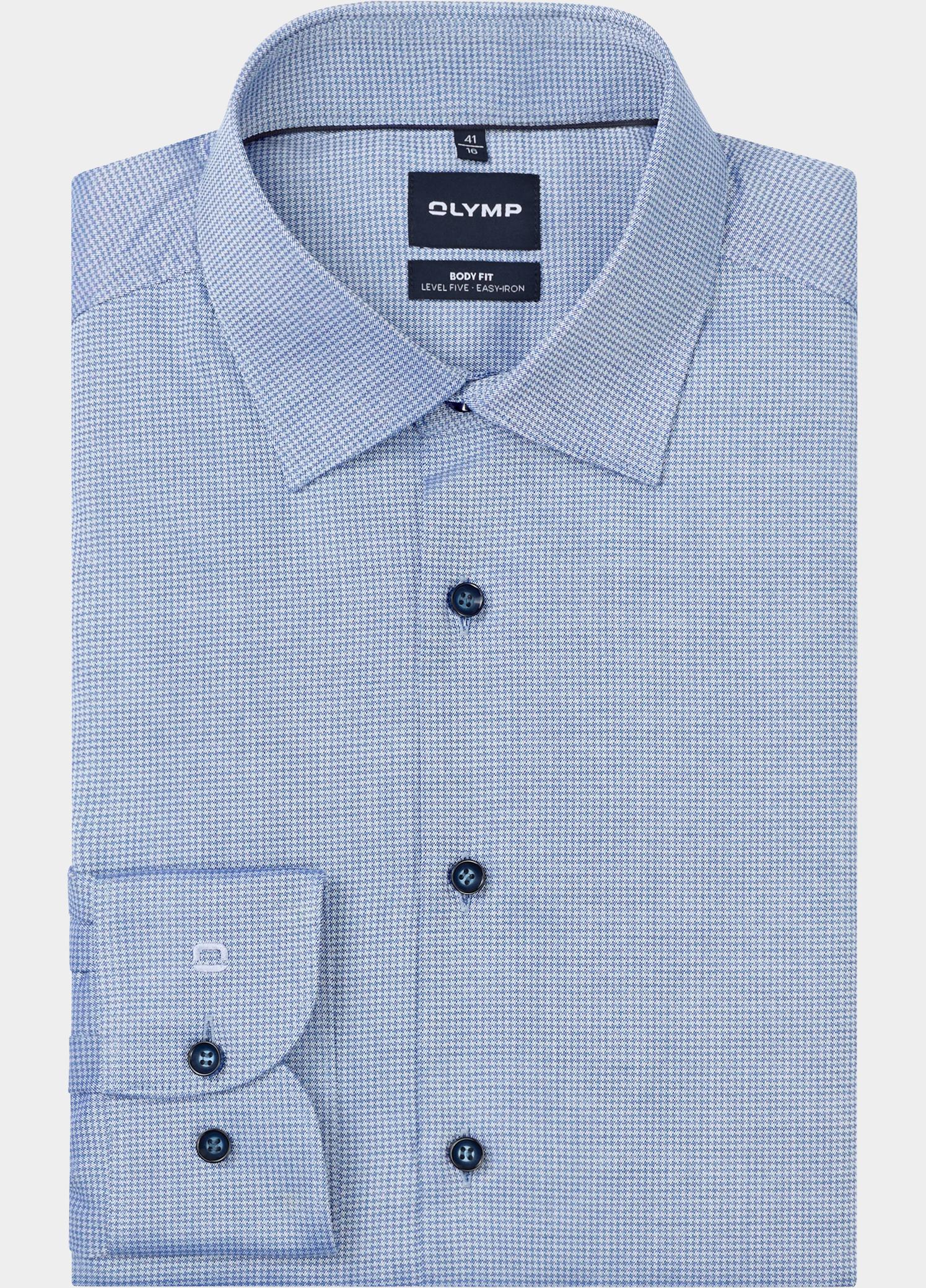 Olymp Zakelijk overhemd heren Blauw OLYMP Level Five 207424/18