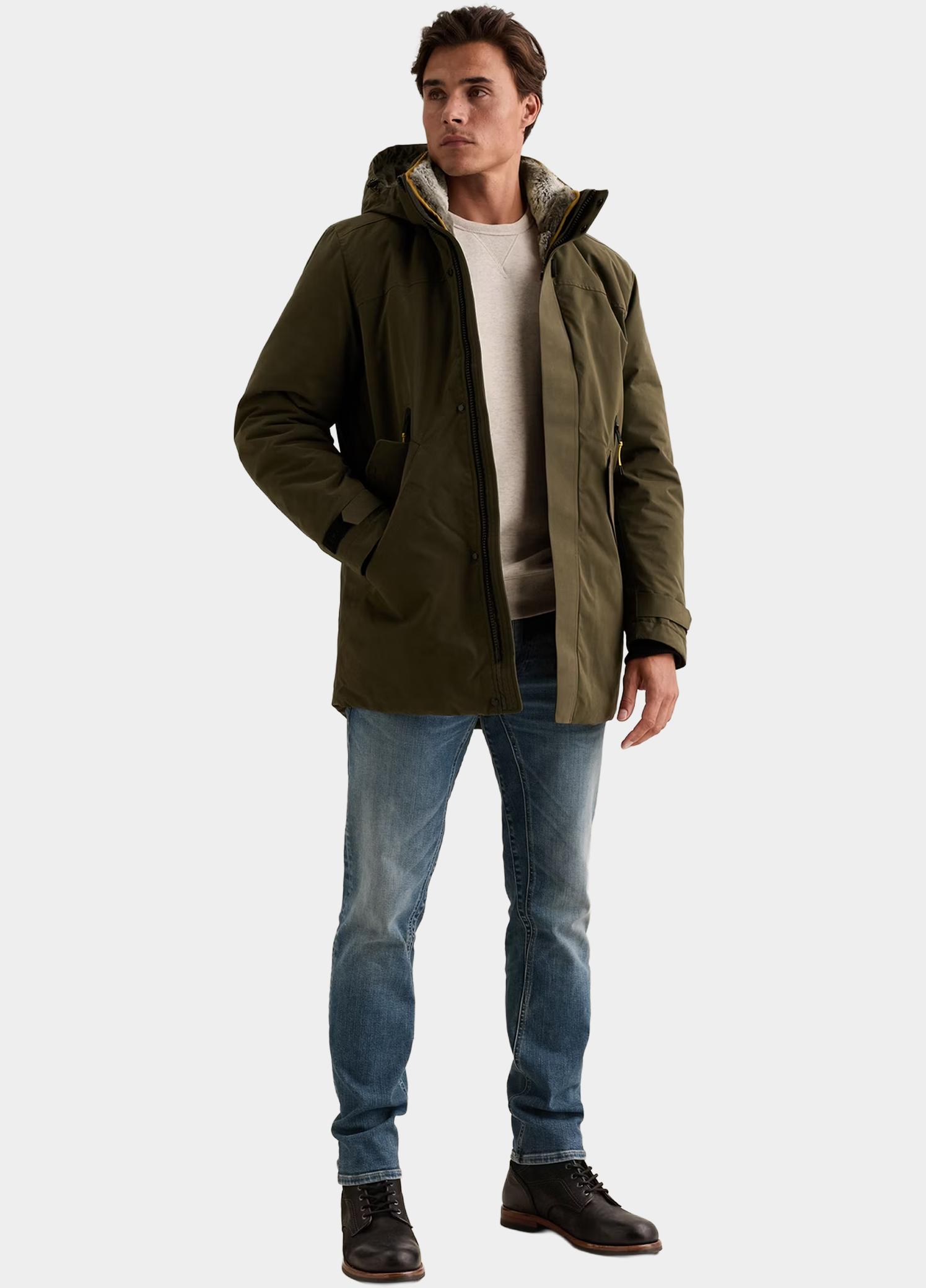 PME Legend Winterjas heren Groen Semi long jacket HYDROPACKER PJA2609166/8039