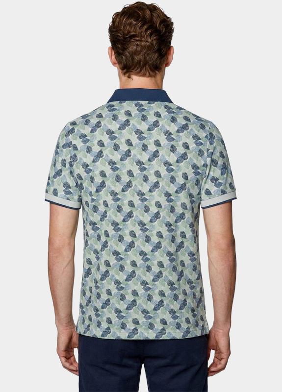 Baileys Polo heren Groen Poloshirt 2-tone Pique, all o 615229/72