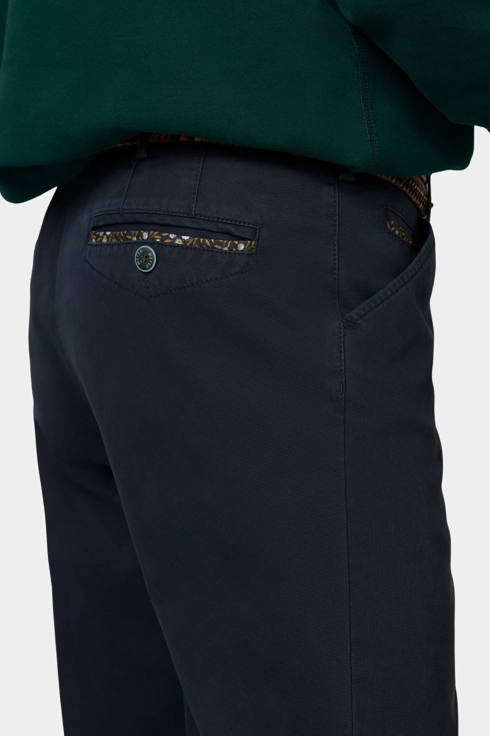 Meyer Katoenen Broek Blauw CHICAGO Art.2-5615 3322561500/17