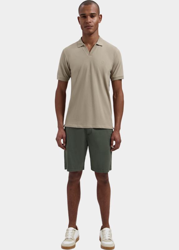 Dstrezzed Polo korte mouw Groen Bowie V-Neck Polo 240022/276