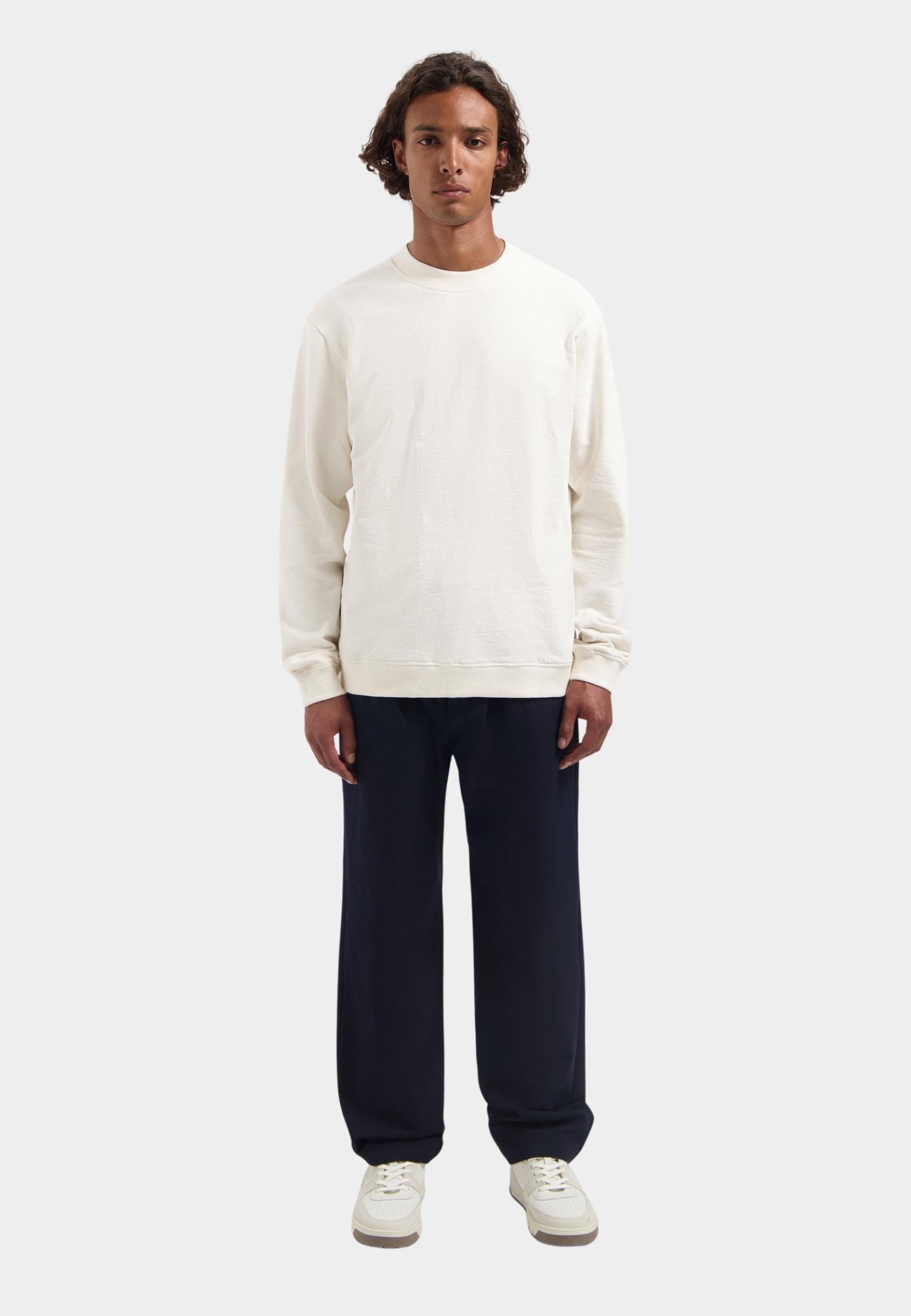 Dstrezzed Pullover Wit Lasse Crewneck 221080/102