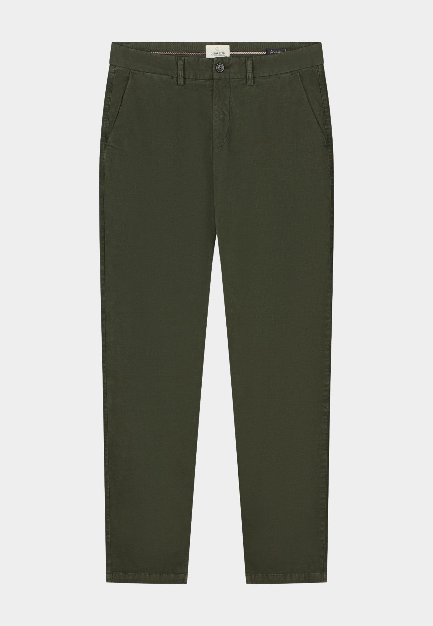 Dstrezzed Katoenen Broek Groen Lancaster Ribcord Chino 501852/557