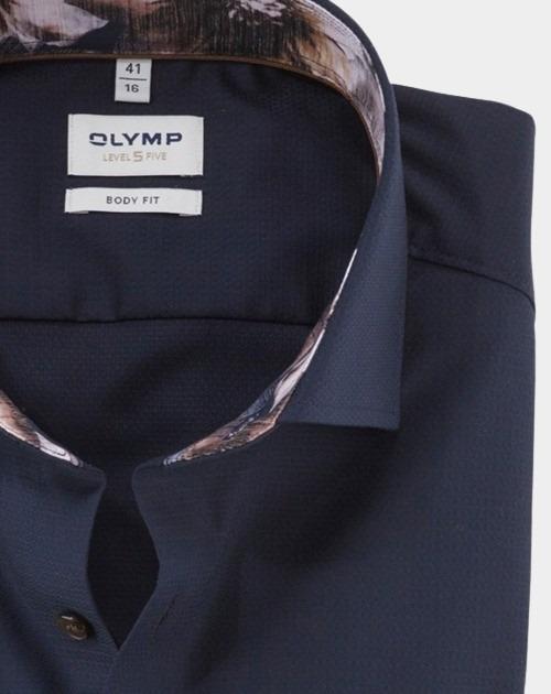 Olymp Business hemd lange mouw Blauw Level Five 209674/18