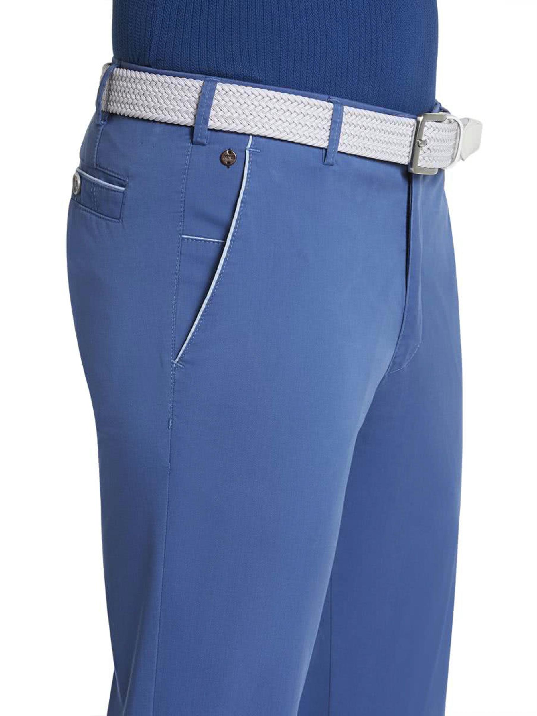 Meyer Katoenen Broek Blauw NEW YORK Art.1-5038 1241503800/17