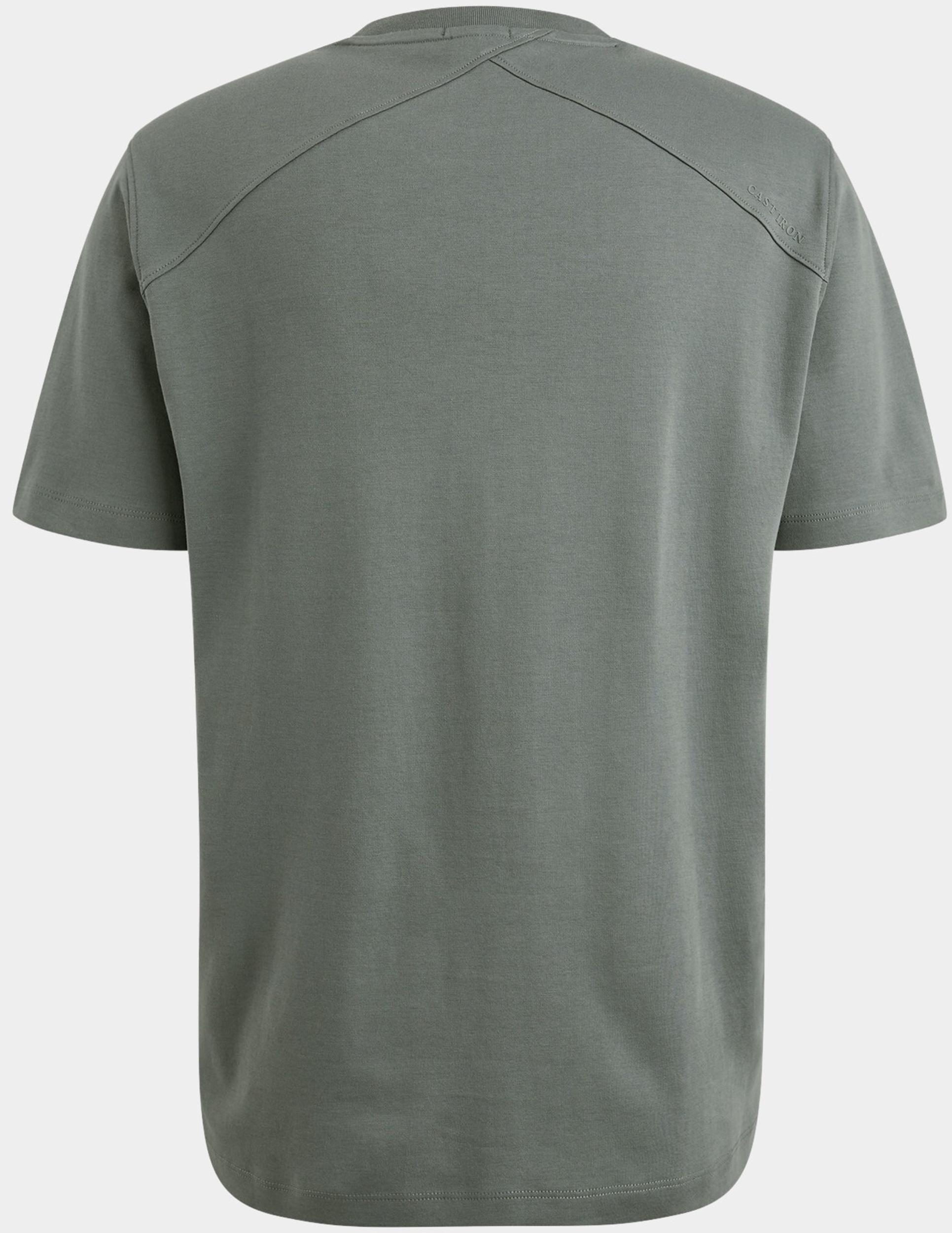 Cast Iron T-shirt korte mouw Grijs Short sleeve r-neck regular f CTSS2508588/9096