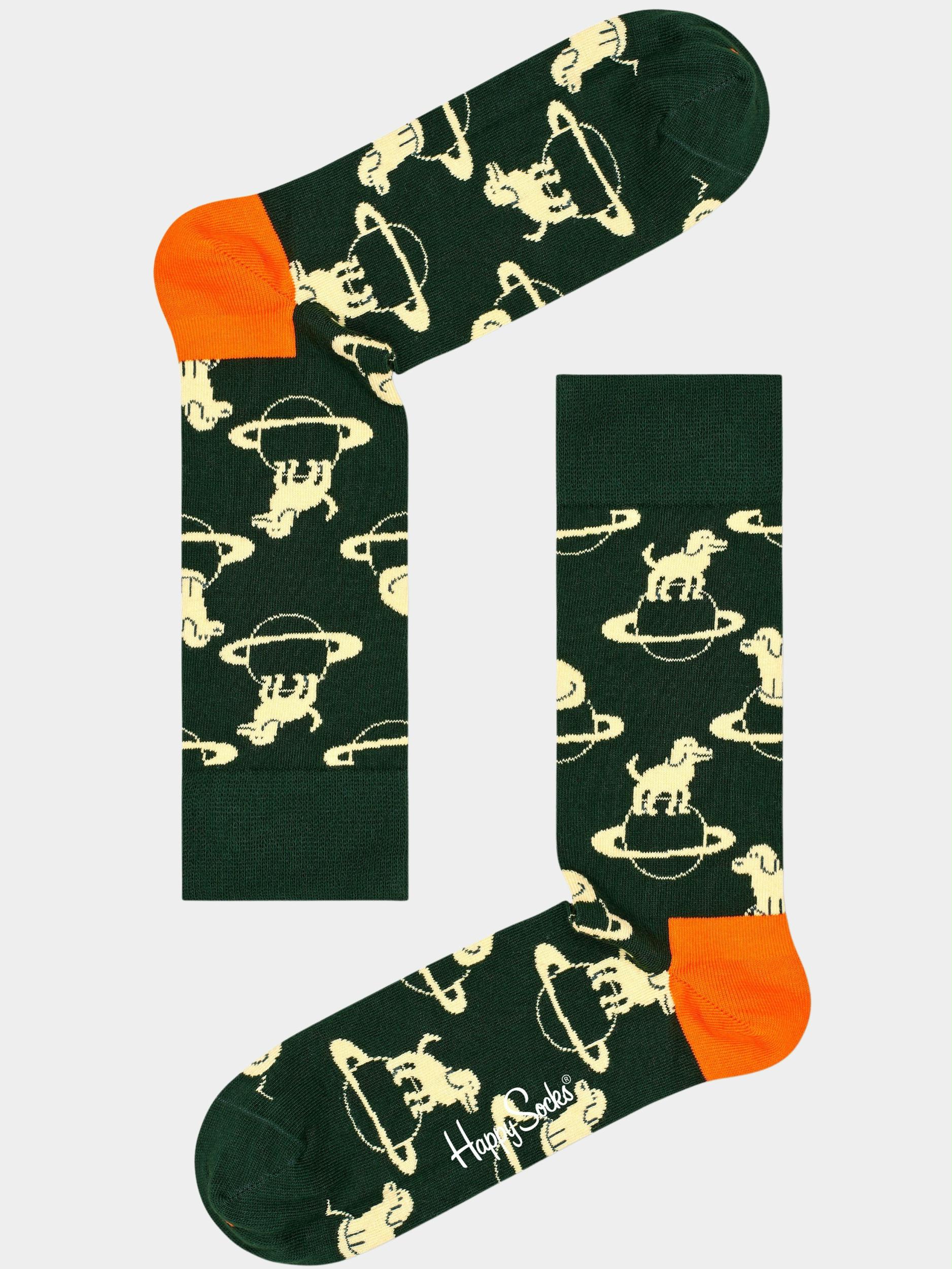 Happy Socks Sokken Groen Space Dog SPD01/7303