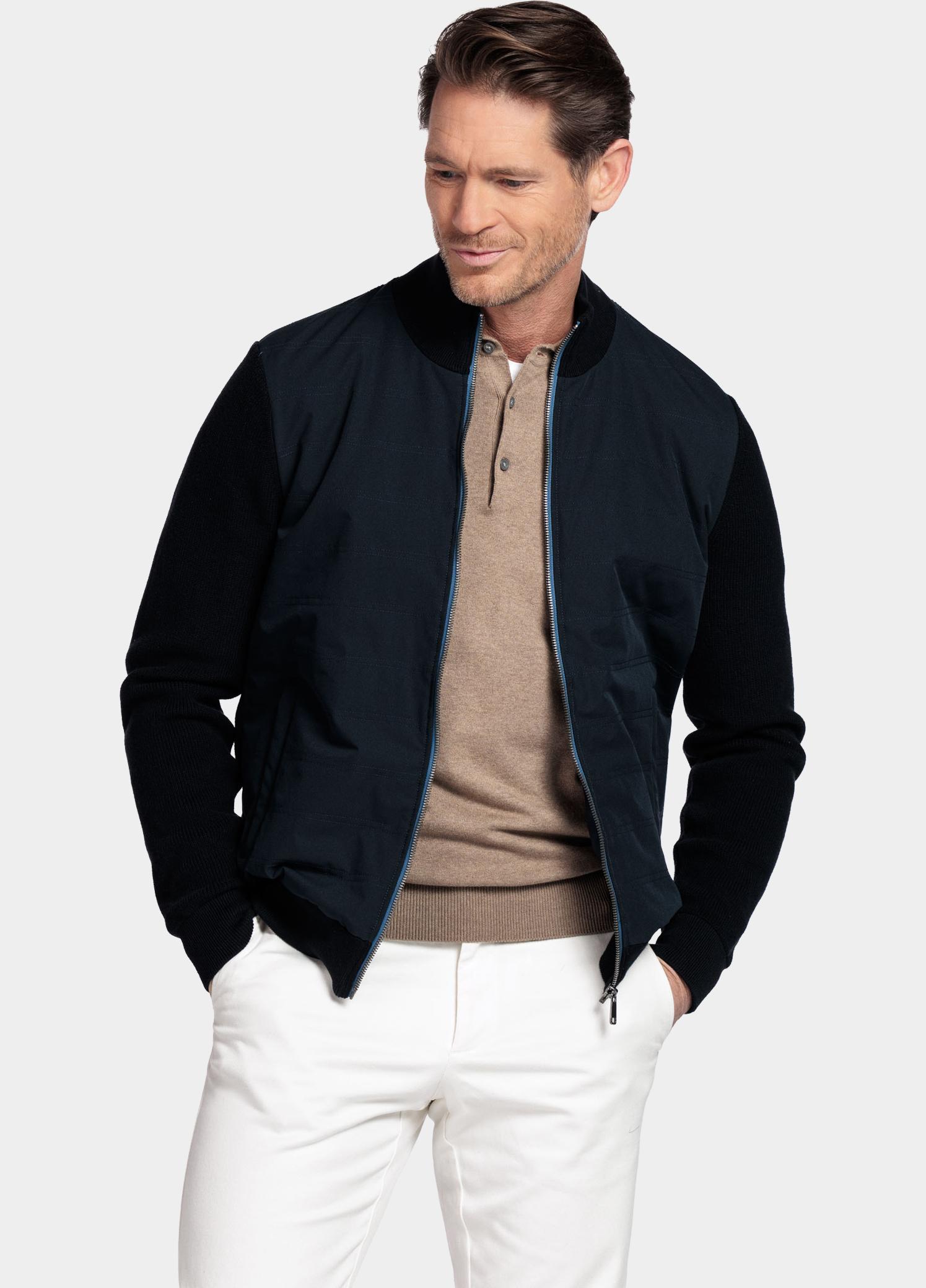 Baileys Vest heren Blauw Cardigan Zip  Front Body Ligh 612019/60