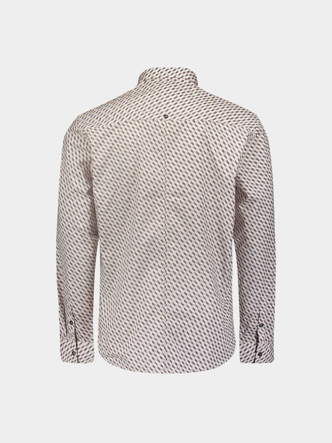 No Excess Casual hemd lange mouw Paars  25430714/083