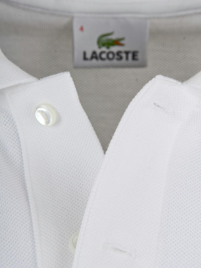 Lacoste Polo korte mouw Wit regular fit L1212/001