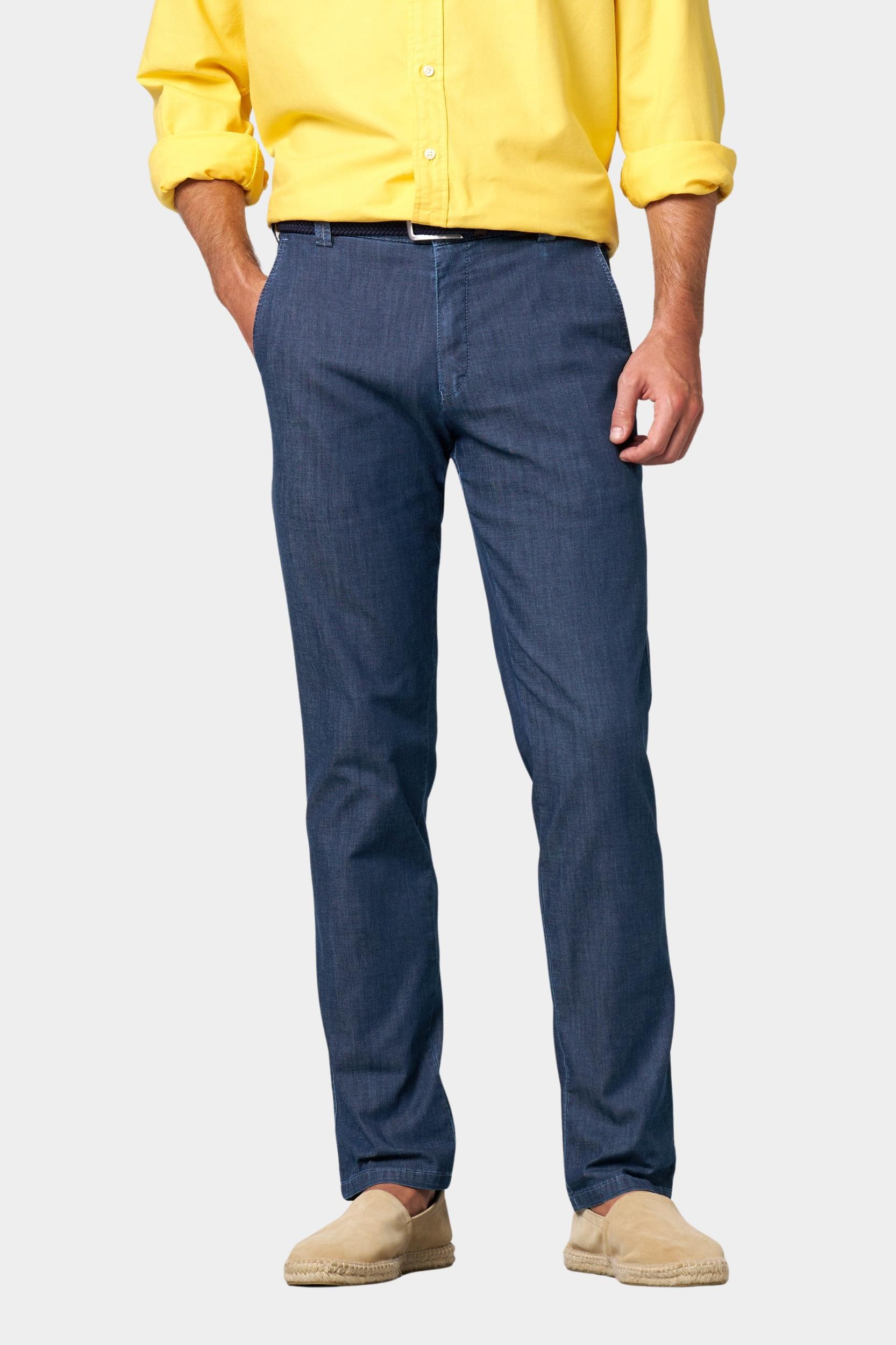 Meyer Flatfront Jeans Blauw BONN Art.1-4120 1021412000/17