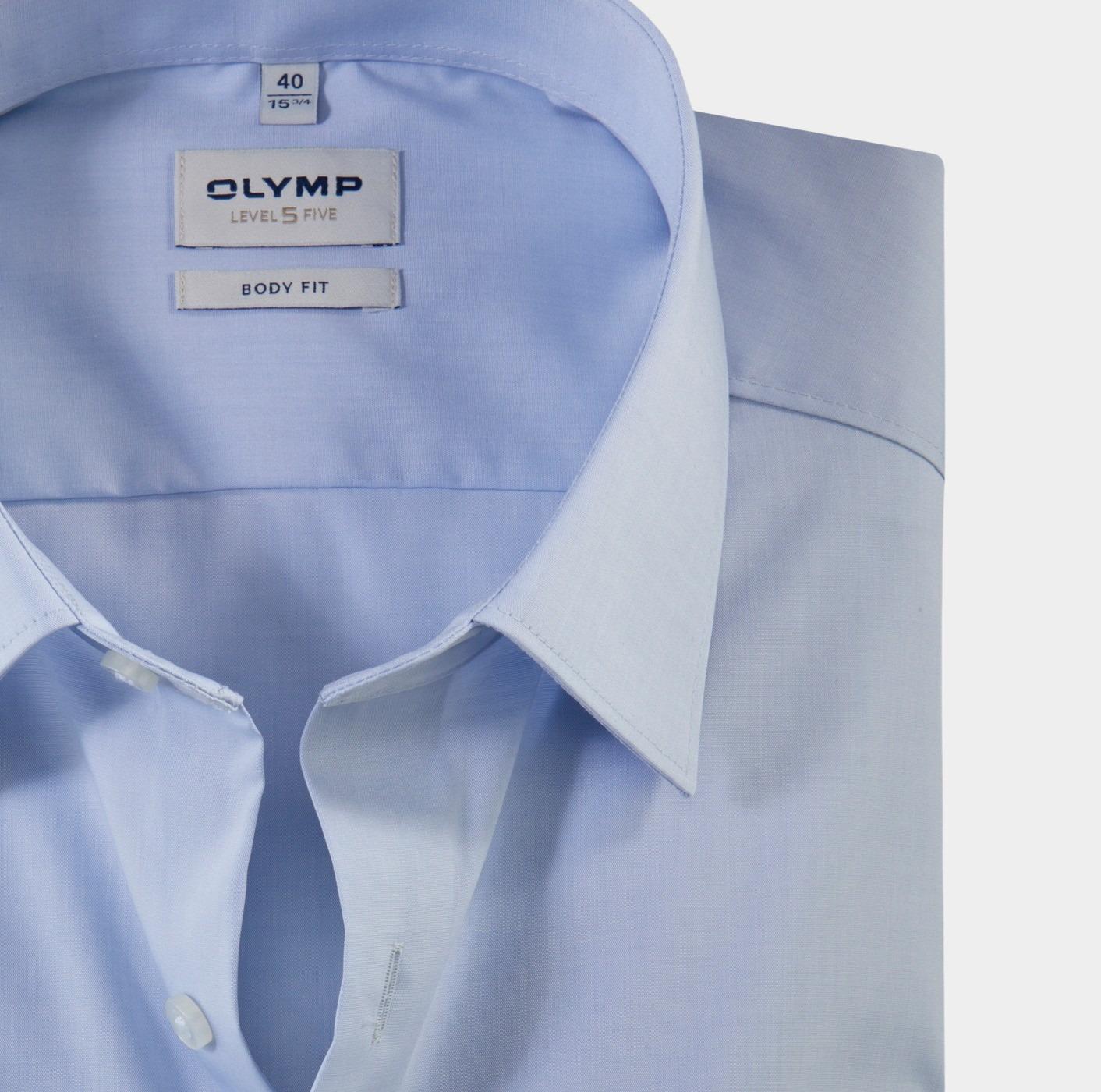 Olymp Business hemd lange mouw Blauw Level Five 208064/10