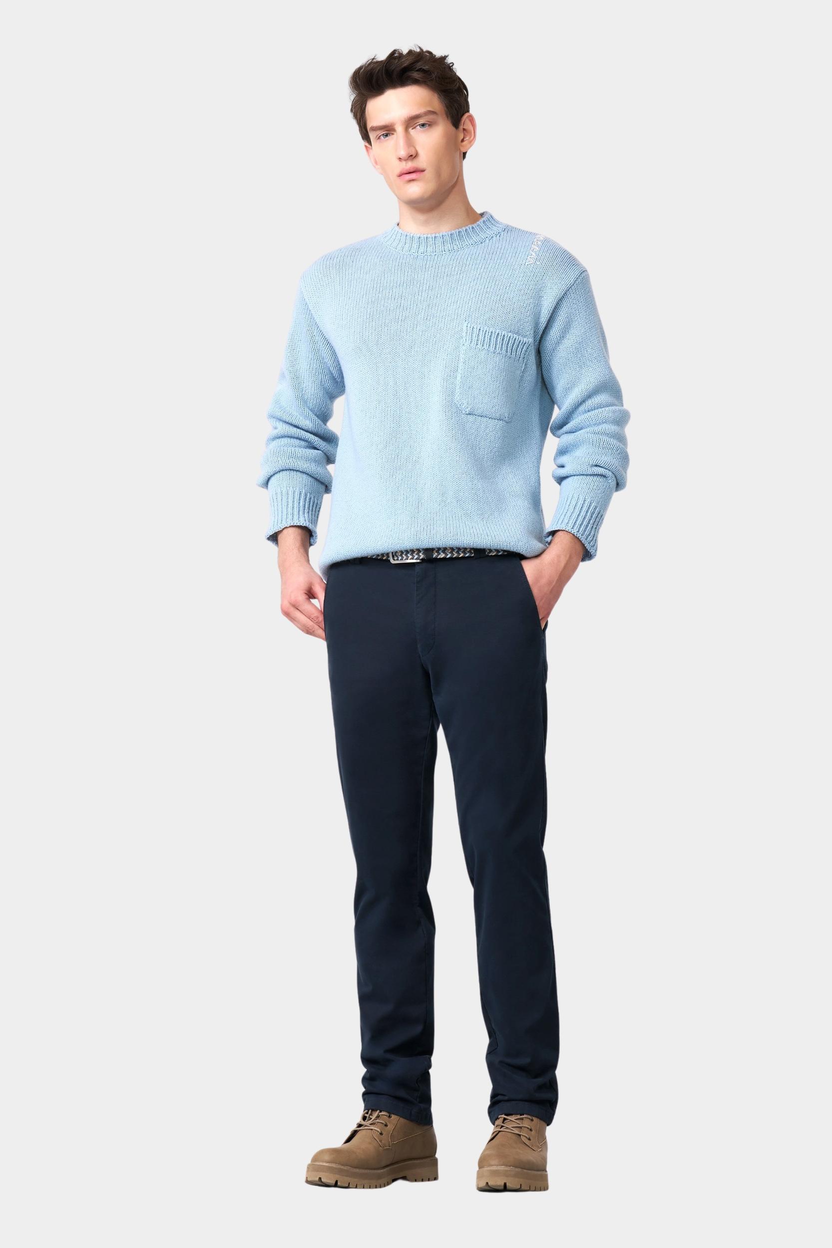 Meyer Chino Blauw Bonn 2-3931 1022393100/20