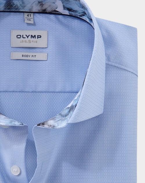 Olymp Business hemd lange mouw Blauw Level Five 209674/11