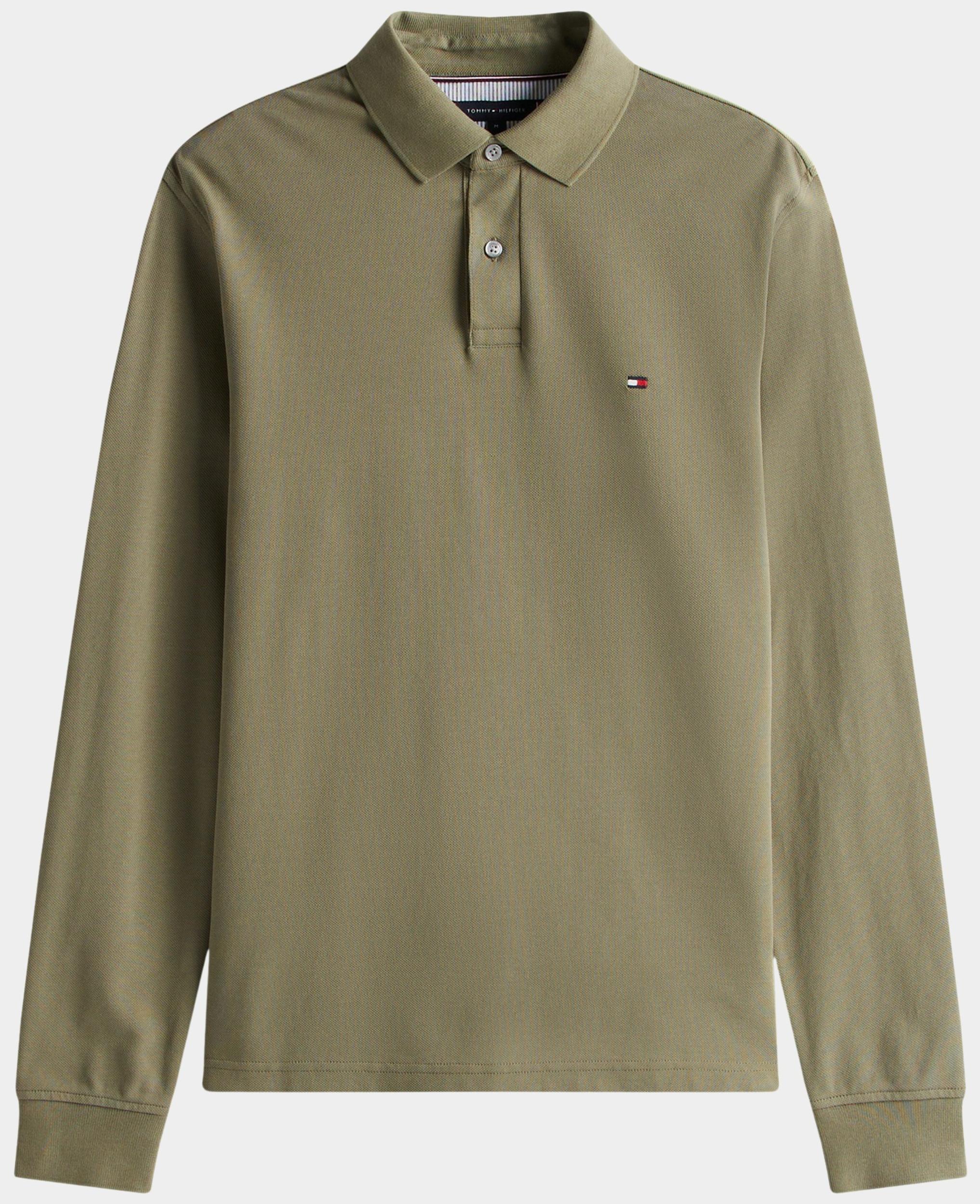 Tommy Hilfiger Polo lange mouw Groen 1985 Regular LS Polo MW0MW20183/PLI