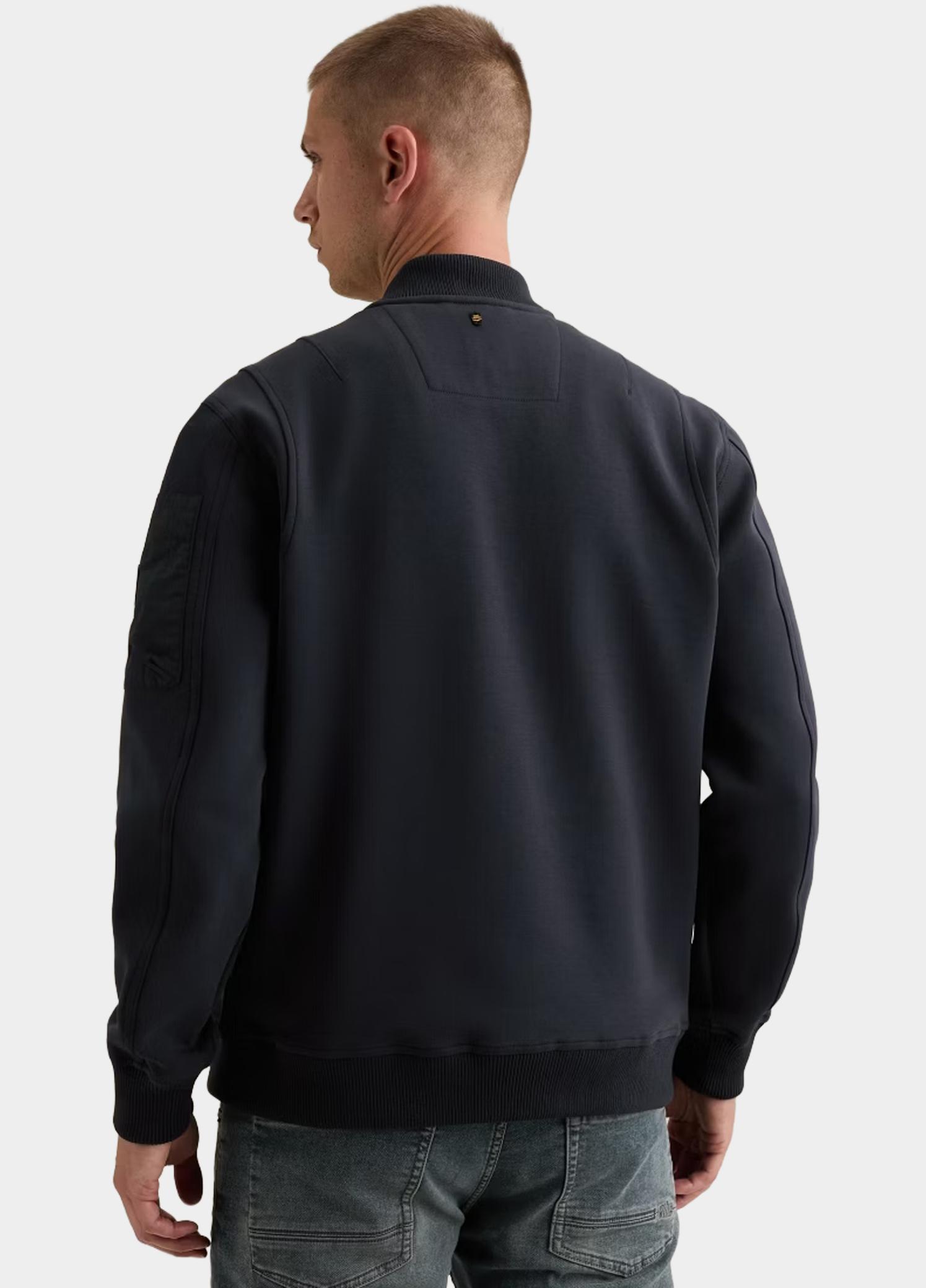 PME Legend sweatvest heren Blauw Zip jacket interlock sweat ny PSW2608484/5281