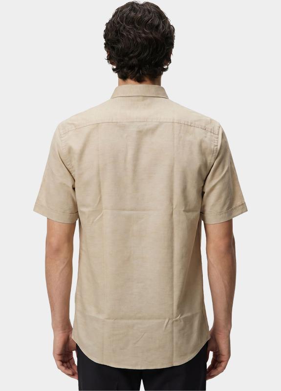 R.B. Boston overhemd korte mouw heren Wit Marshall SS Button Down 616670/81