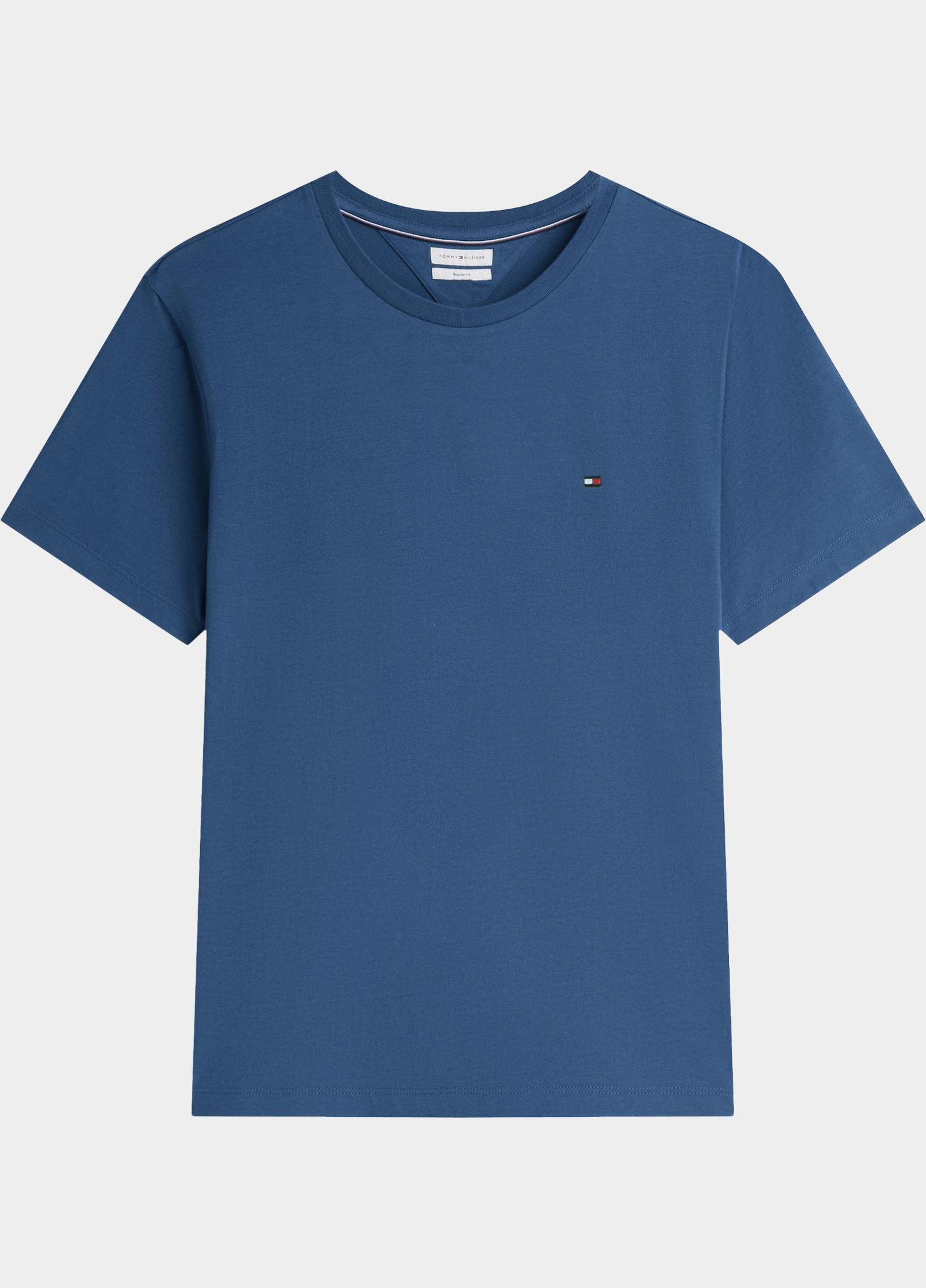 Tommy Hilfiger T-shirt heren Blauw ESS SEASONAL REG FIT SOLID TE MW0MW39995/DBZ