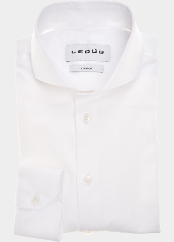 Ledub Business hemd lange mouw Wit  0143455/910-000-000