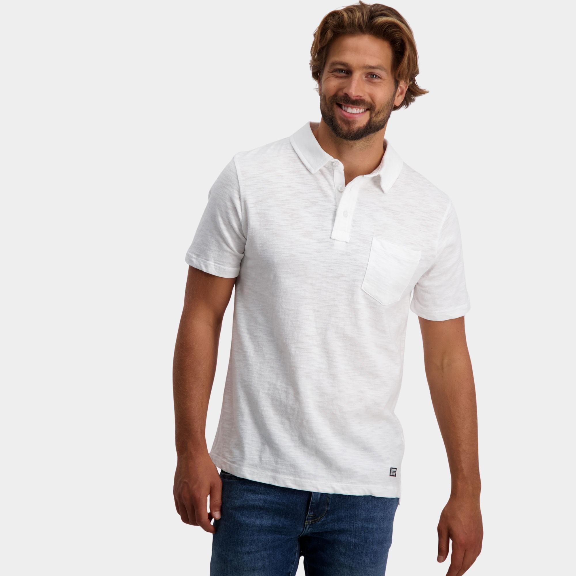 Cars Jeans Polo korte mouw Wit CORK 44663/23
