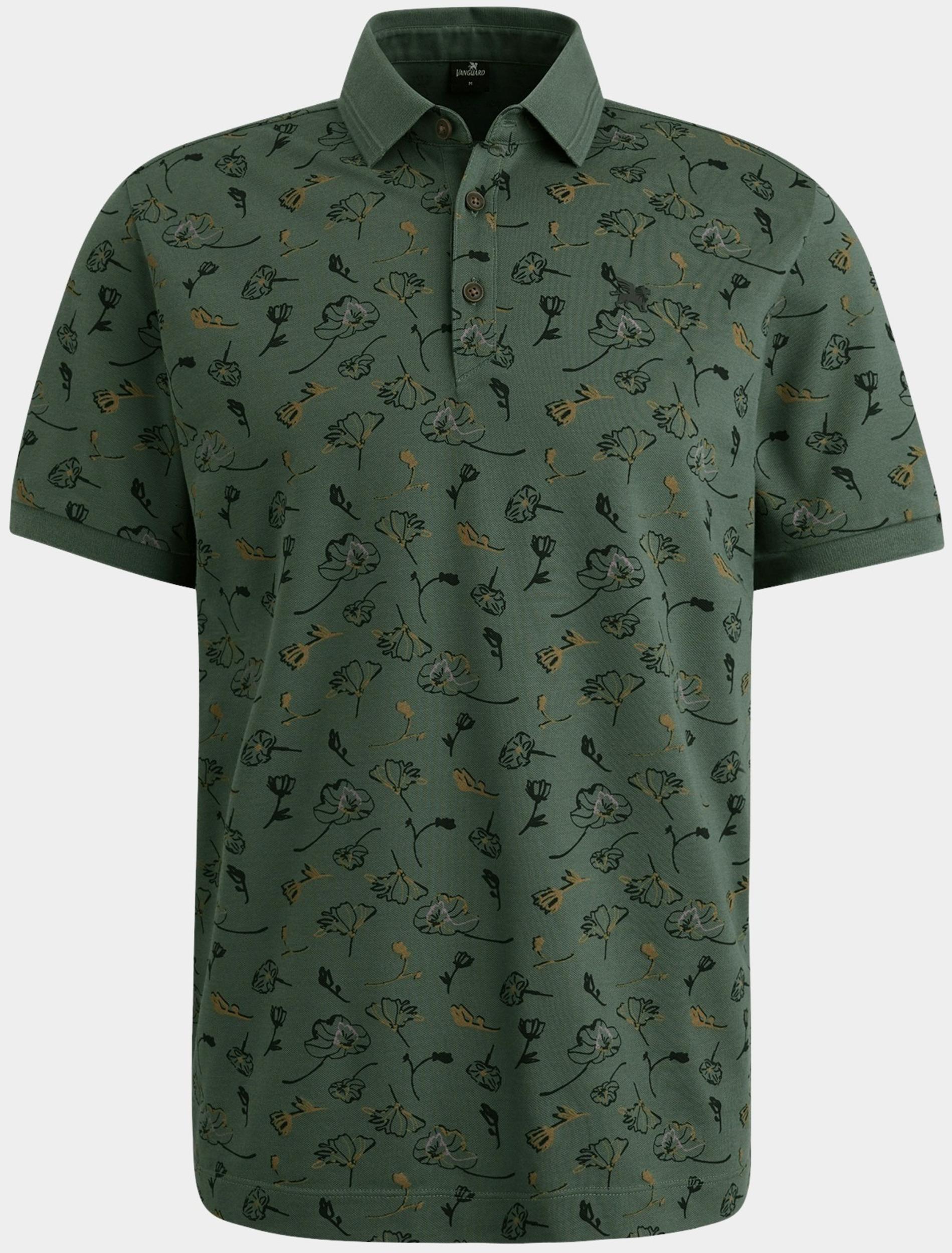 Vanguard Polo korte mouw Groen Short sleeve polo stretch  pi VPSS2503824/6023