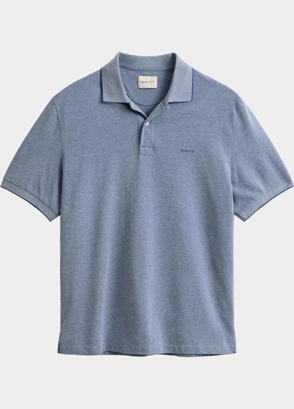 Gant Polo heren Blauw Poloshirt in twee kleuren 2014102/442