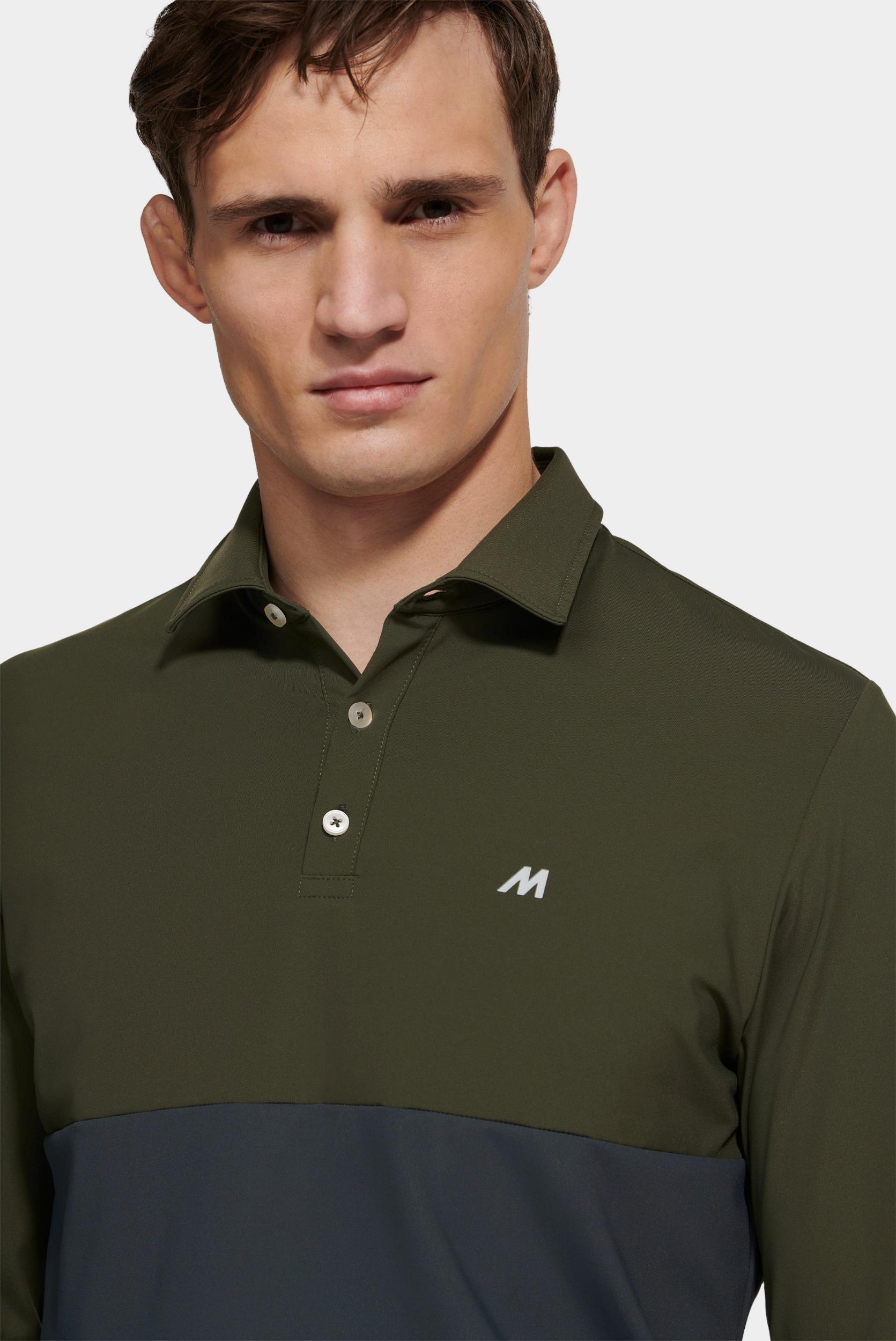 Meyer Polo lange mouw Groen JUSTIN Art.9-9009 9549900900/27