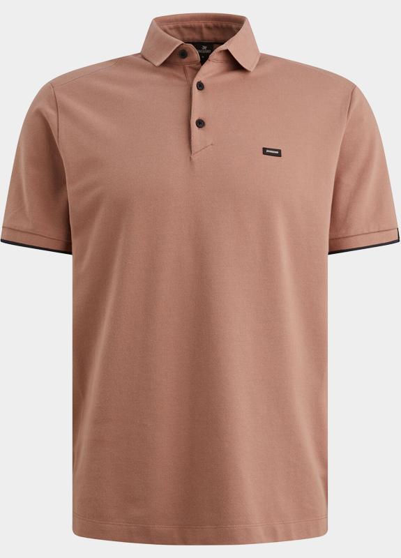 Vanguard Polo korte mouw Bruin Short sleeve polo pique blend VPSS2604850/8202
