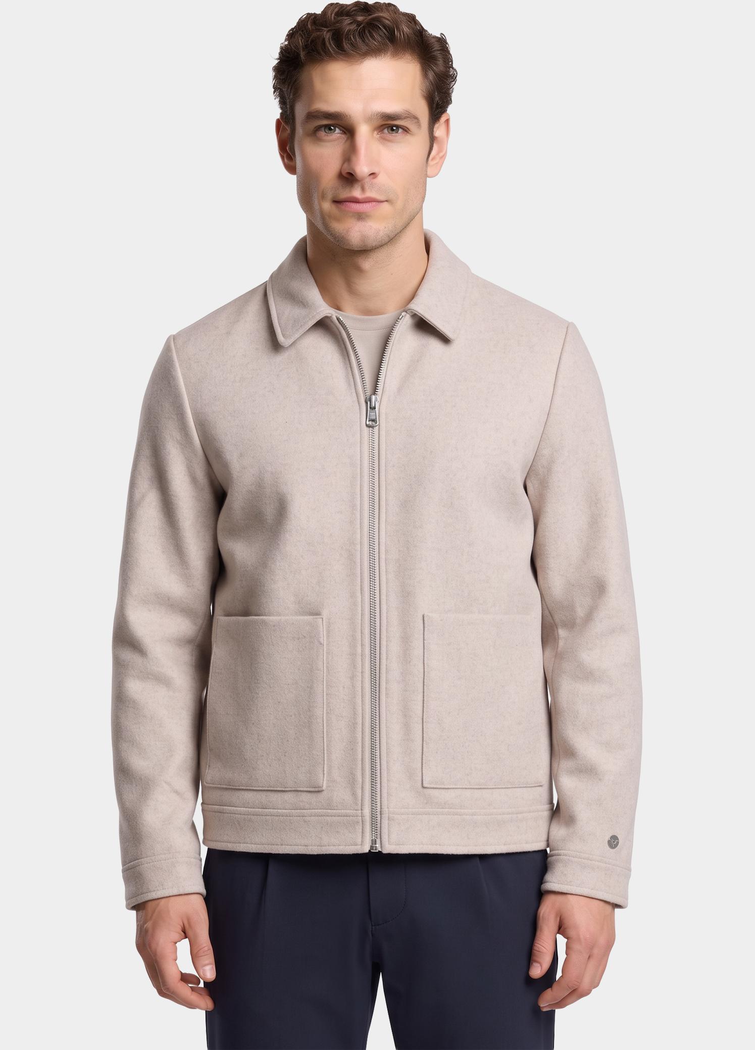 Cast Iron Winterjas heren Beige Short jacket Twool Smart Jack CJA2608156/7715