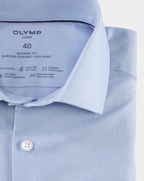 Olymp Business hemd korte mouw Blauw 1230/22 Hemden 123022/11