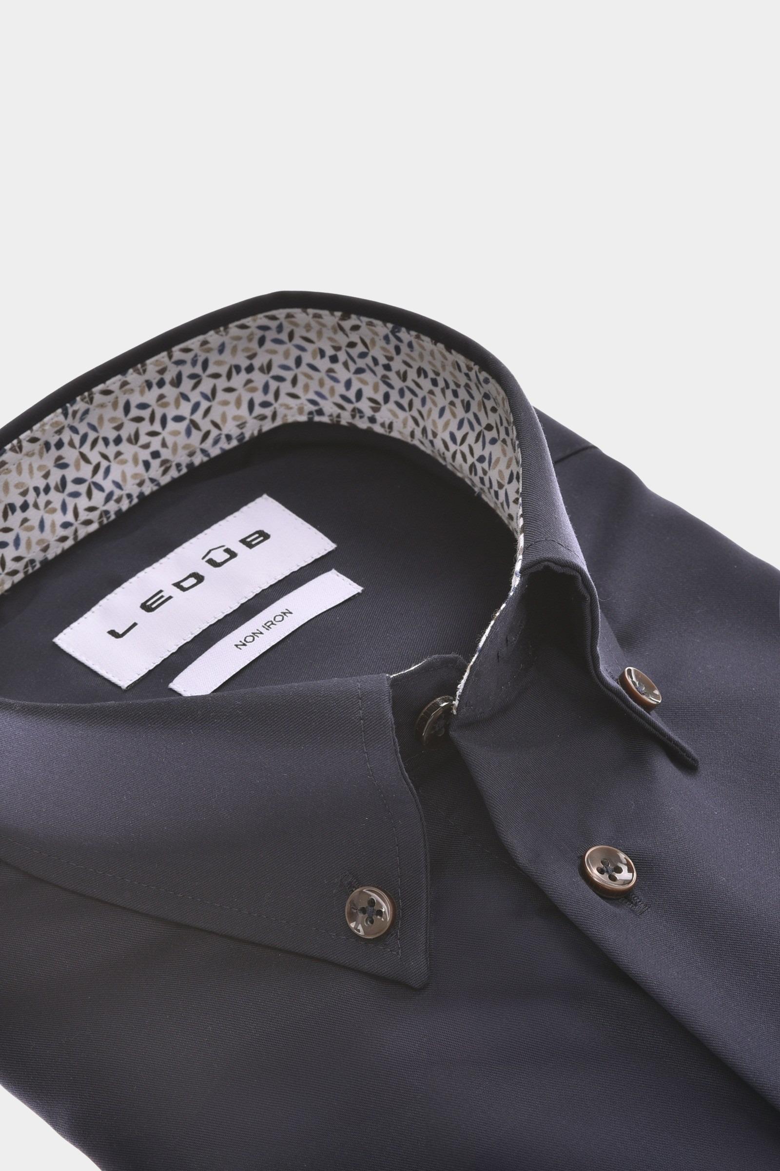 Ledub Overhemd extra lange mouw Blauw MFN7 0143053/190-640-000