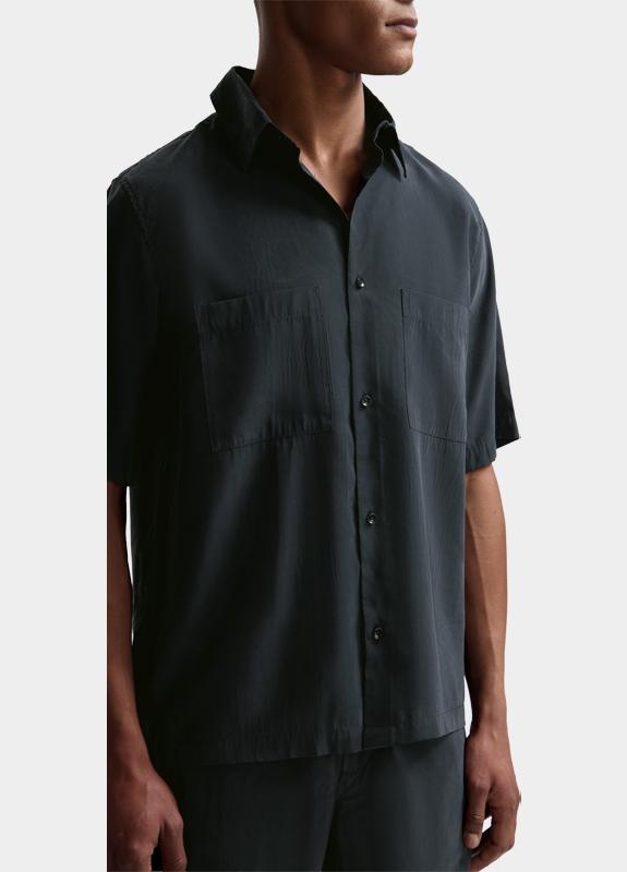 Dstrezzed Casual hemd korte mouw Zwart Samuel Summer Shirt 311516/999