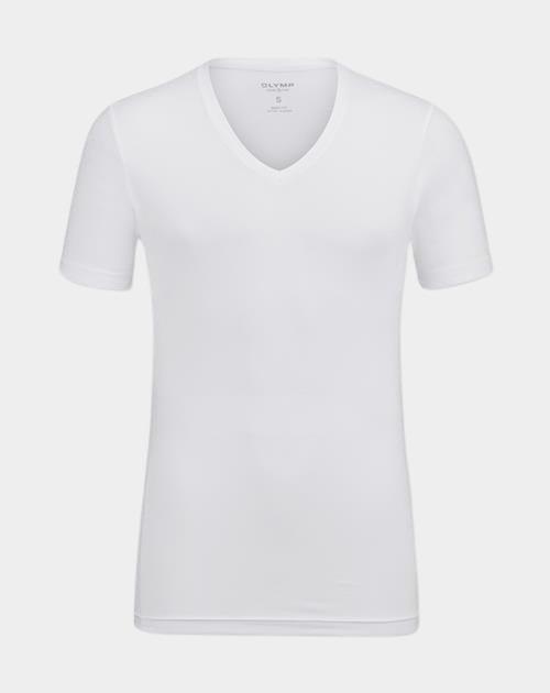 Olymp T-shirt korte mouw Wit 0801/12 T-Shirt 080112/00