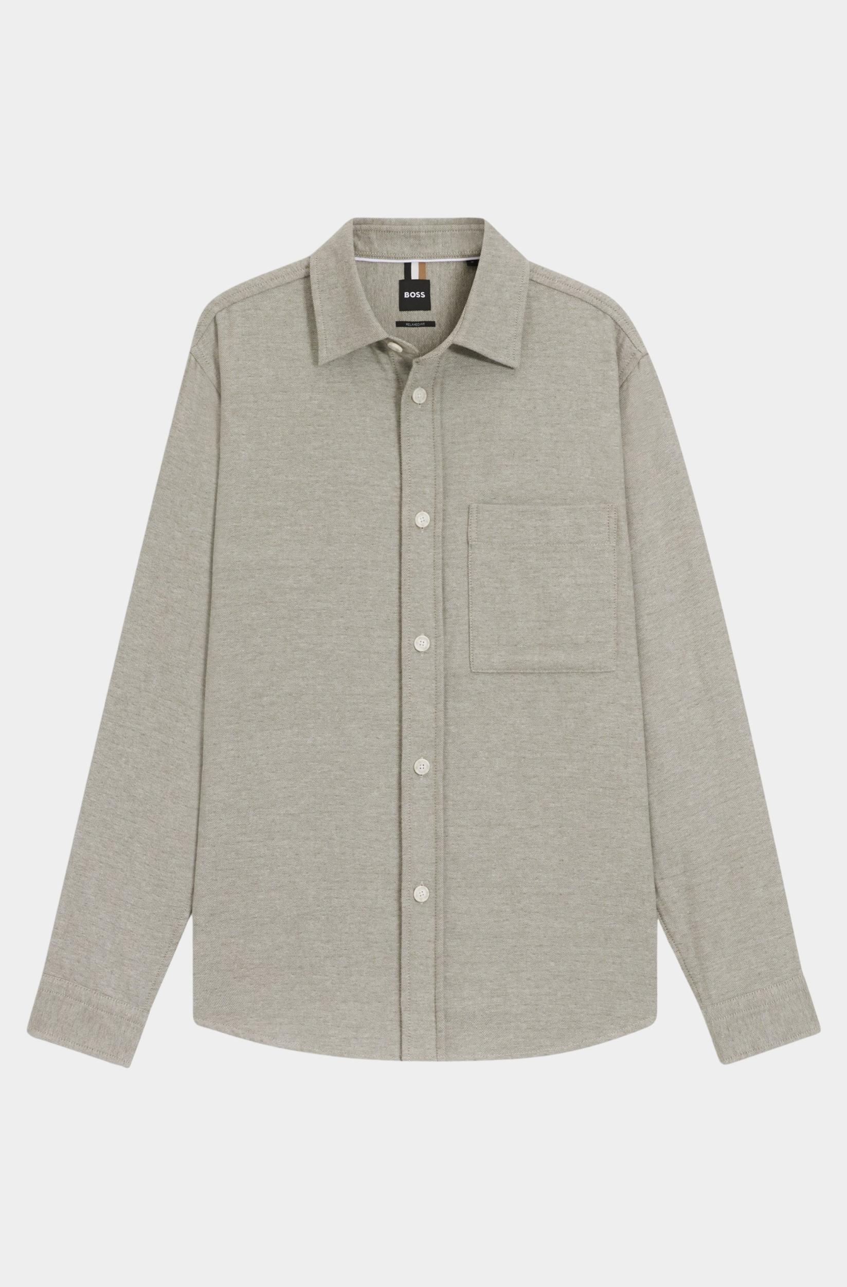 BOSS Black Casual hemd lange mouw Bruin C-OWEN-1P-C1-254 10275415 01 50551329/245