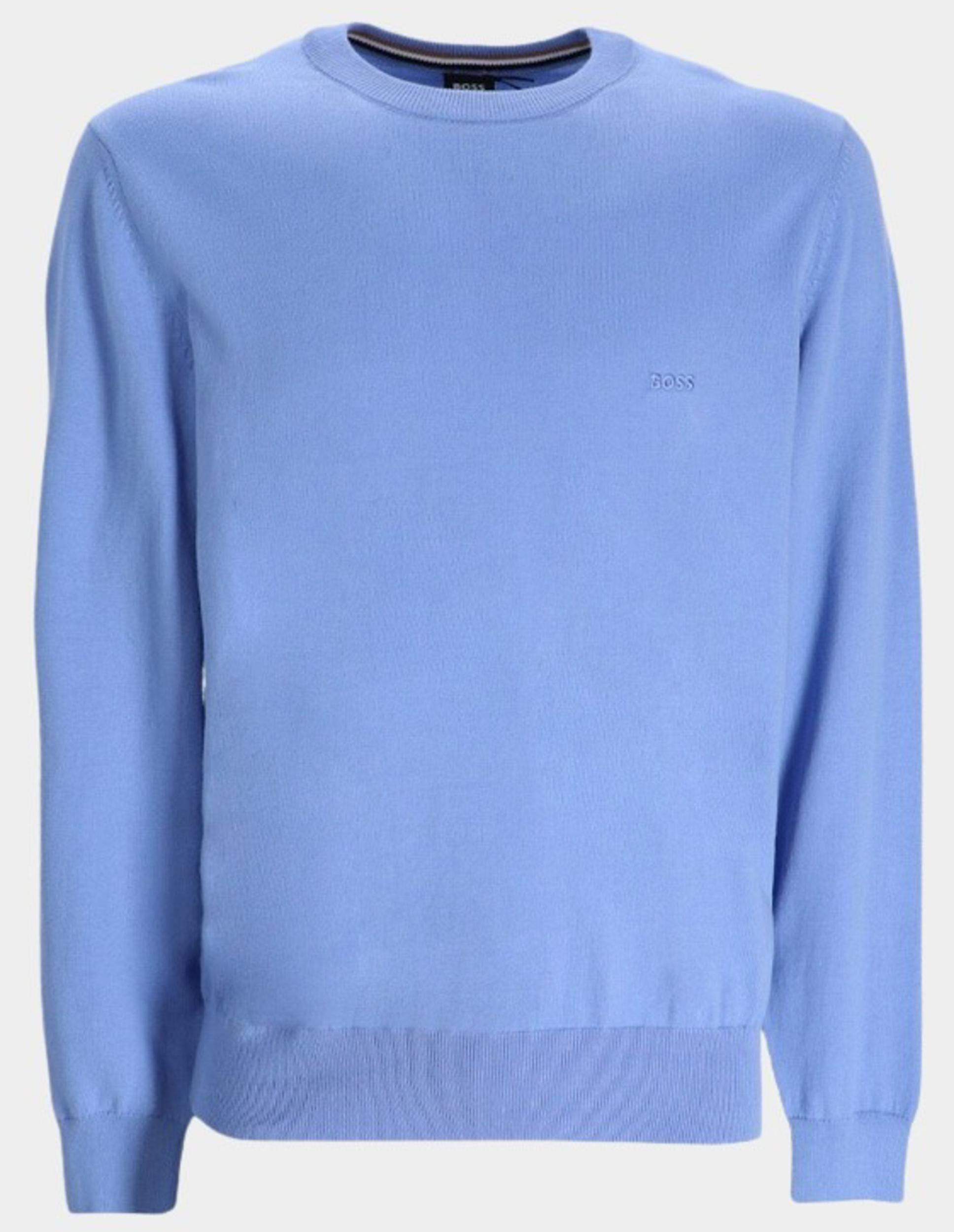 BOSS Black Pullover Blauw Pacas-L 10255186 01 50506023/430