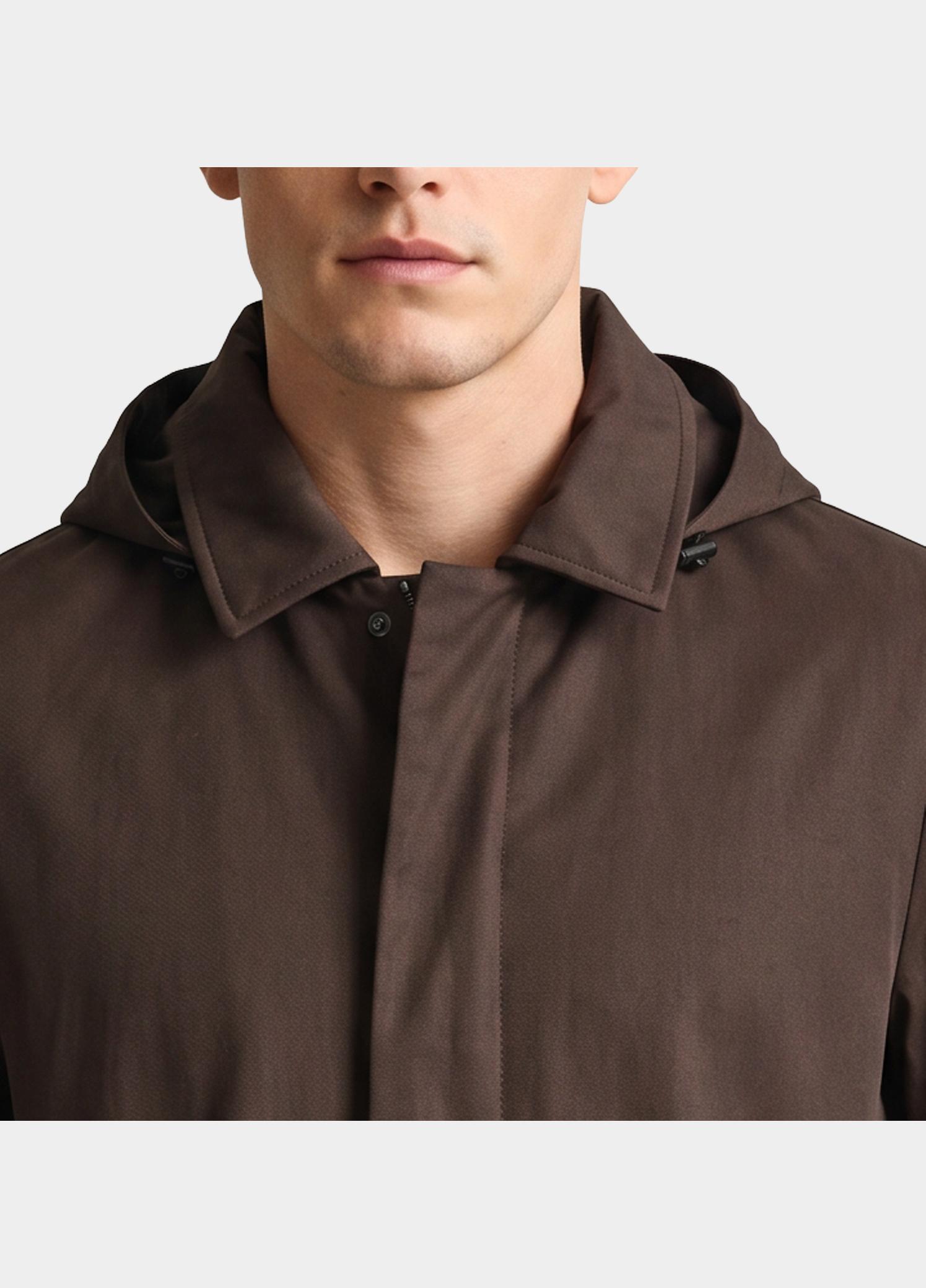 Profuomo Regenjas heren Bruin  PPWU30004/C