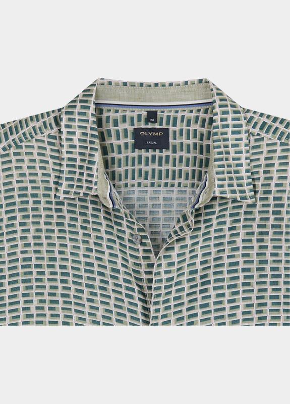 Olymp Overhemd heren Groen Casual 405814/47