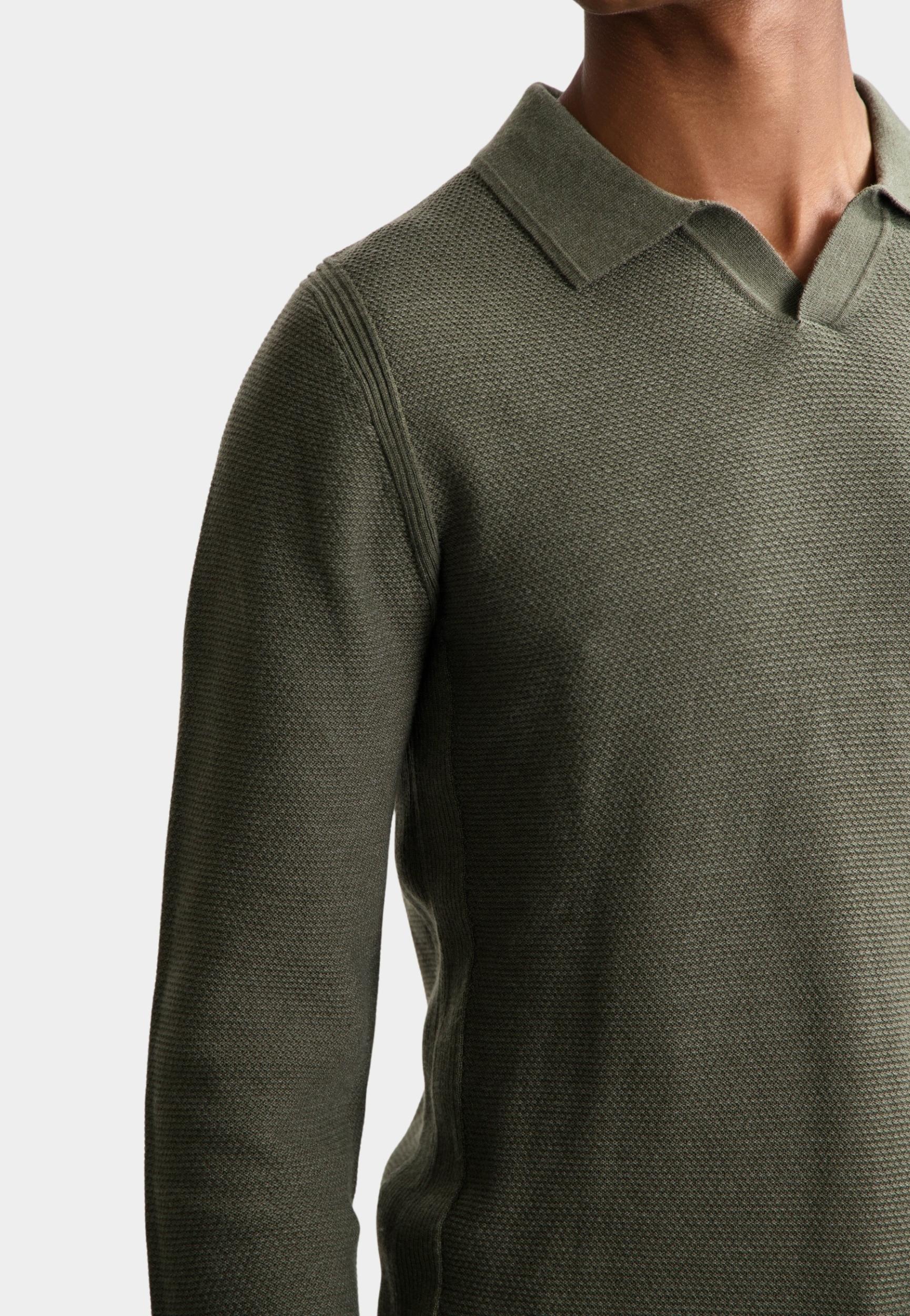 Dstrezzed Polo lange mouw Groen Mercury Polo 405578-AW24/557