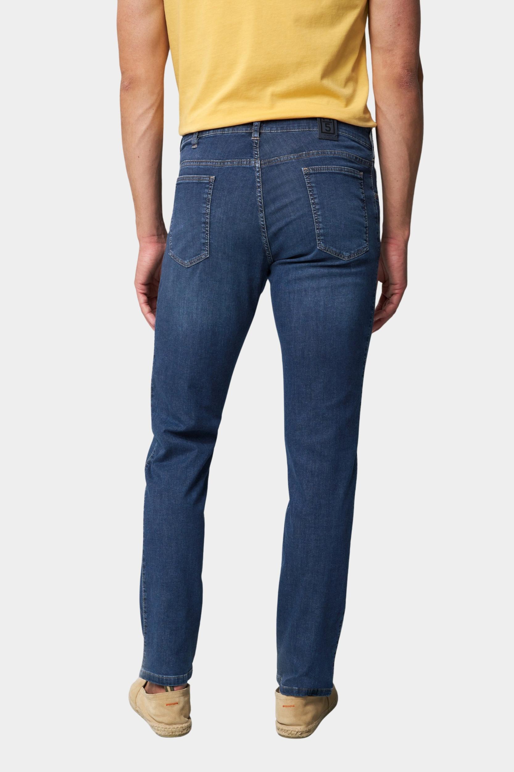 Meyer Flatfront Jeans Blauw SLIM Art.1-6276 3611627600/17