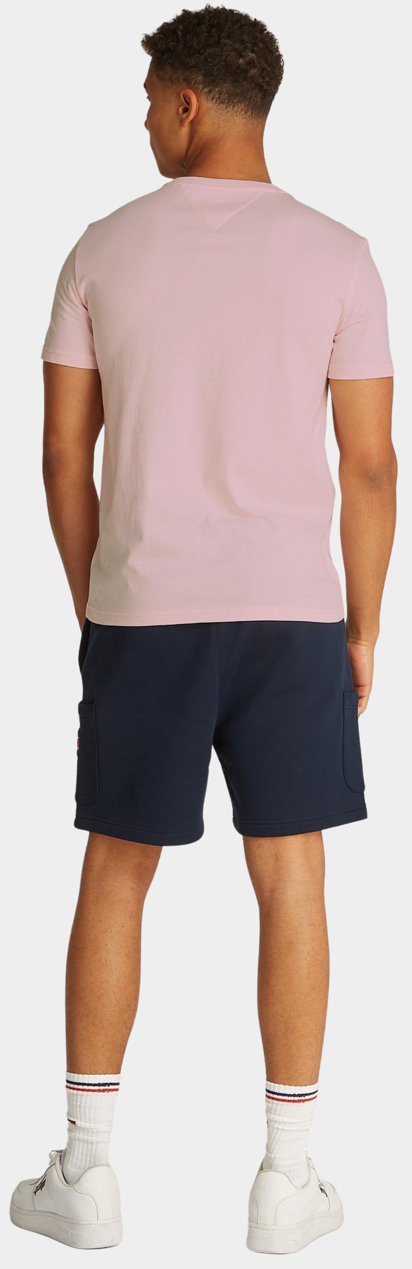 Tommy Jeans T-shirt korte mouw Roze TJM XSLIM JASPE HTR TEE EXT DM0DM20363/TH3