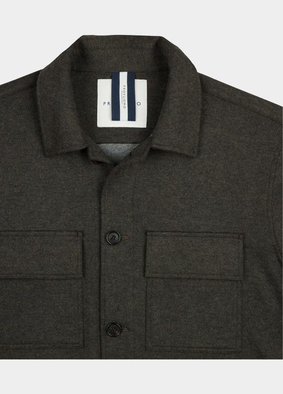 Profuomo Overshirt Bruin  PPWF30002/C