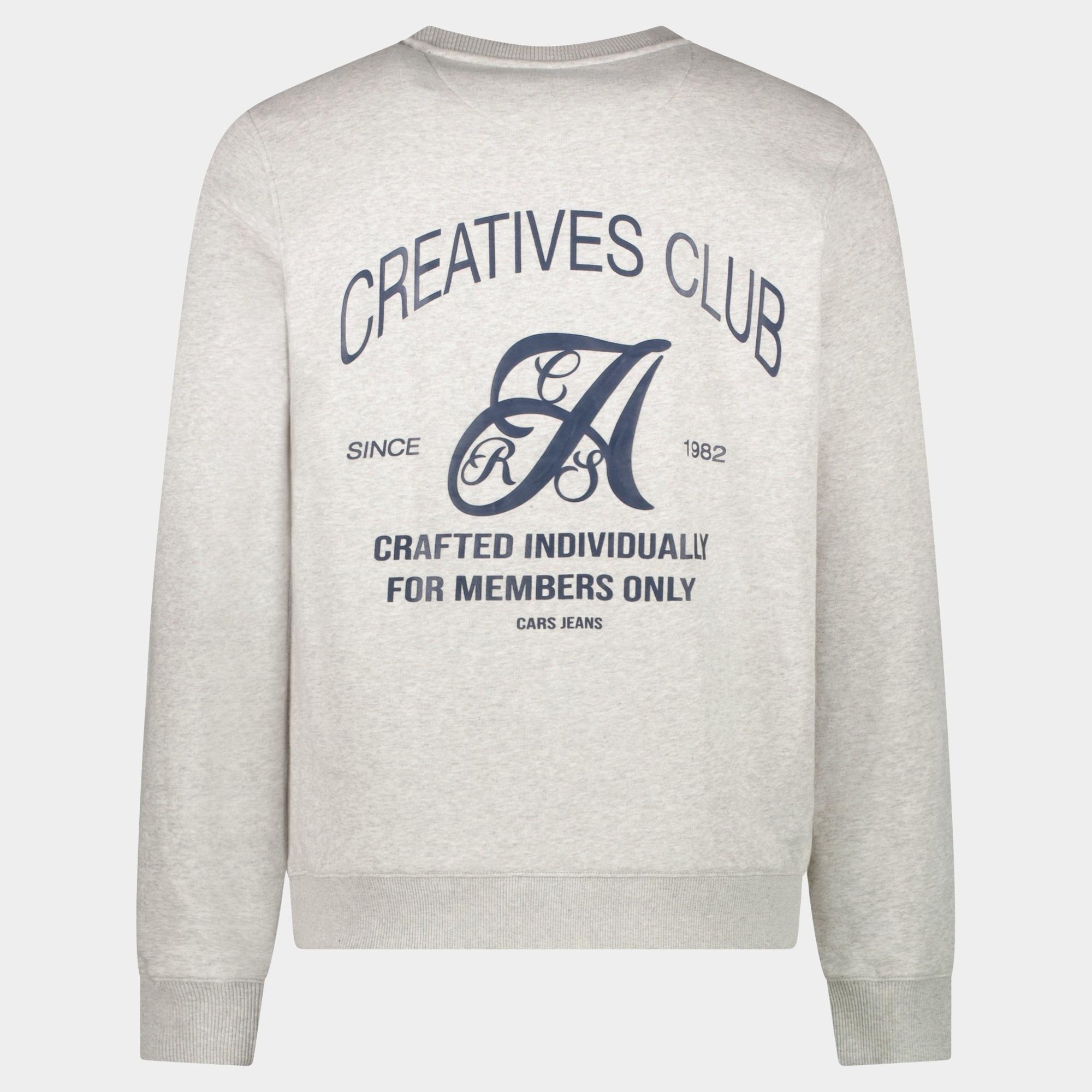 Cars Jeans Sweater Grijs Creato 40465/53