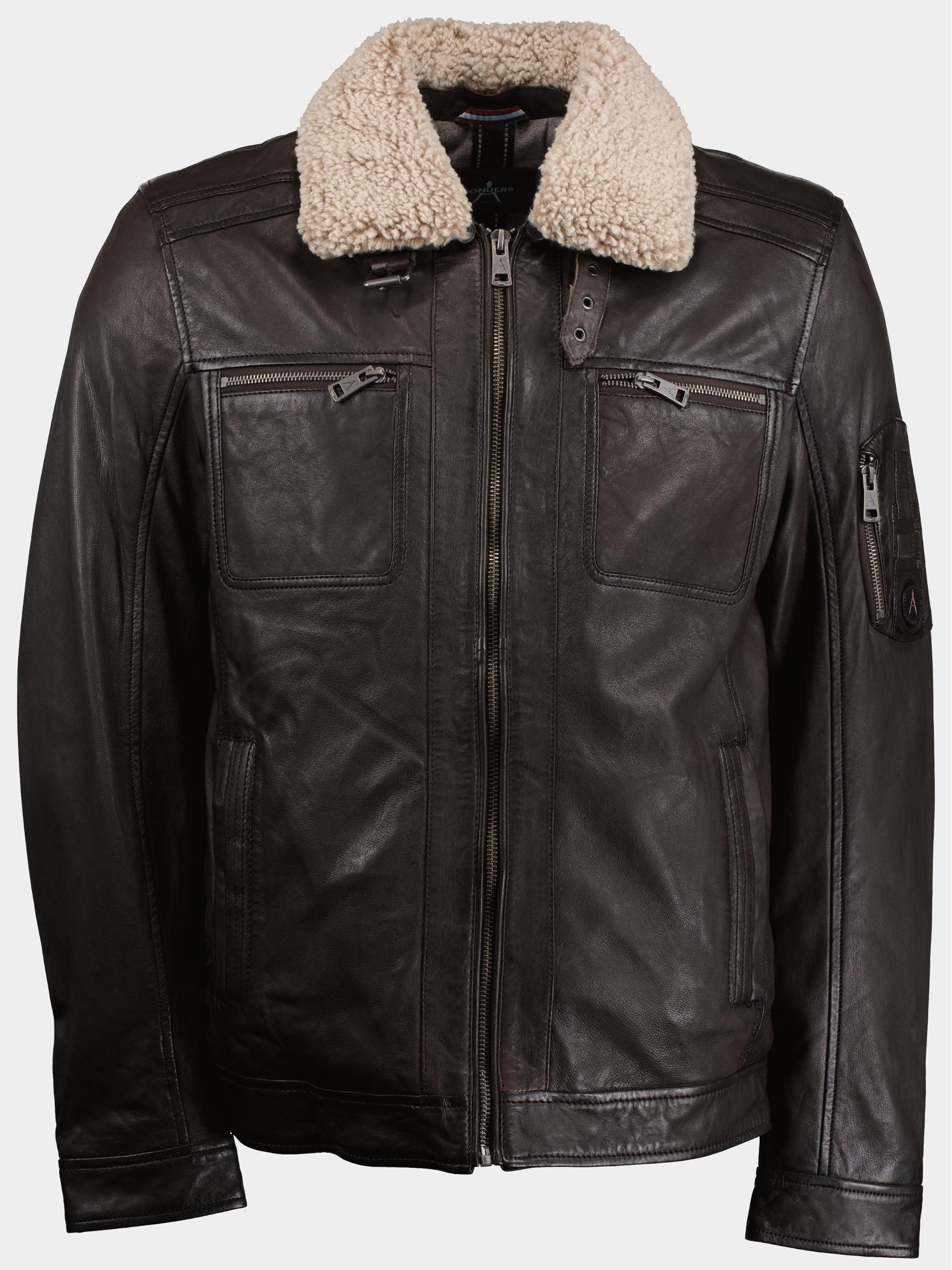 Donders 1860 Lederen Jack Bruin Leather Jacket 52427/580