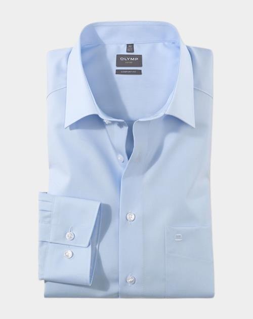 Olymp Business hemd lange mouw Blauw 0254/64 Hemden 025464/15
