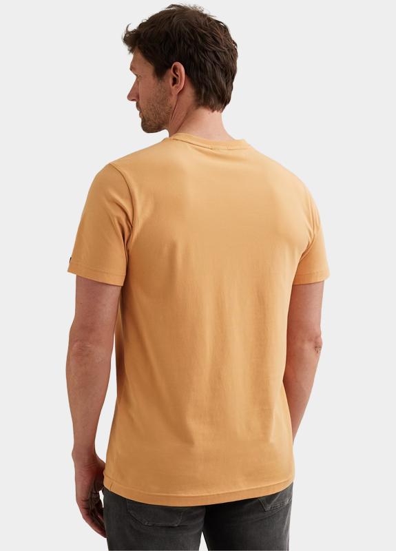 PME Legend T-shirt korte mouw Geel Short sleeve r-neck cotton el PTSS2605584/2015