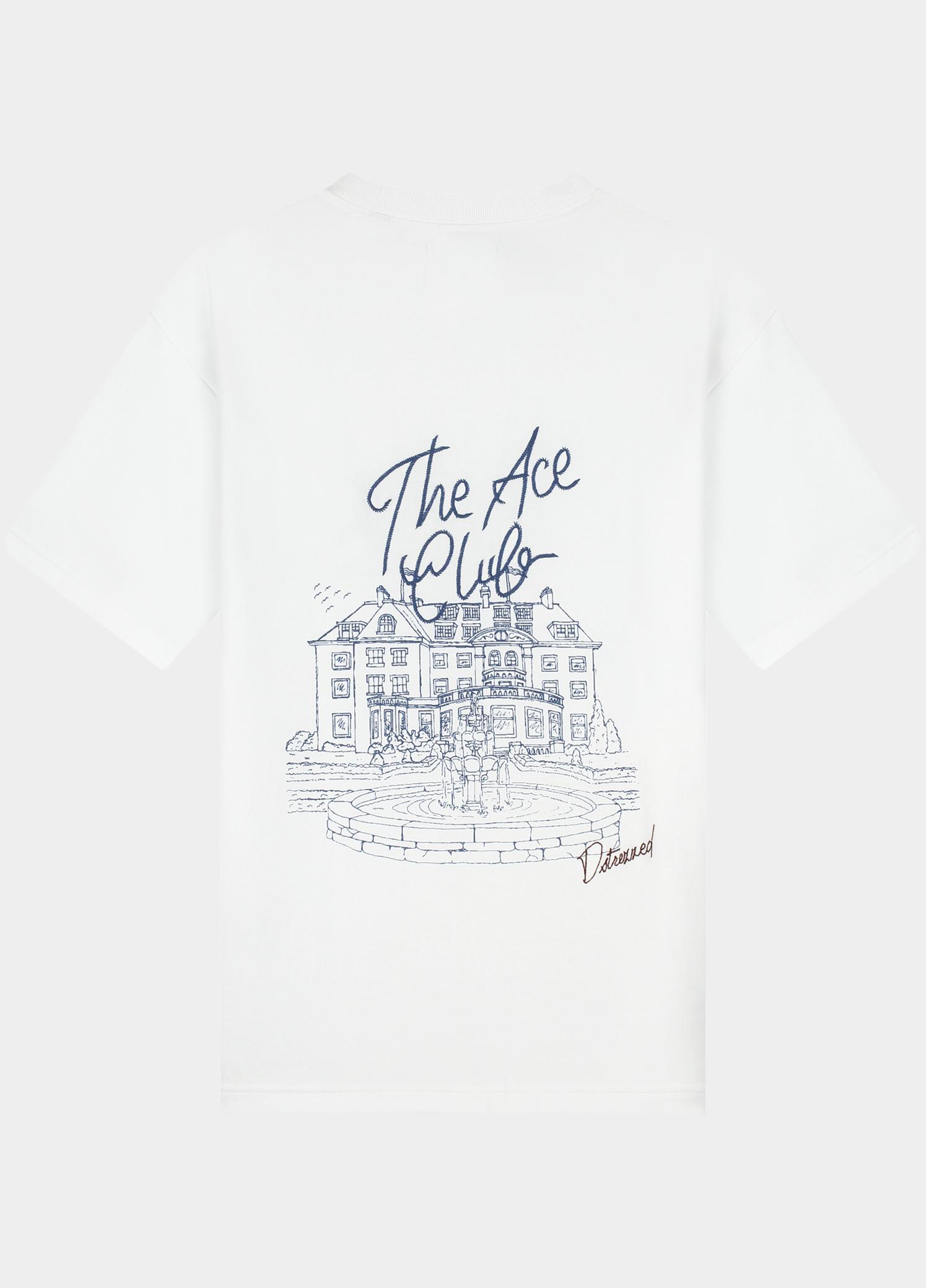 Dstrezzed T-shirt heren Wit Kole Artwork Tee 203558/100