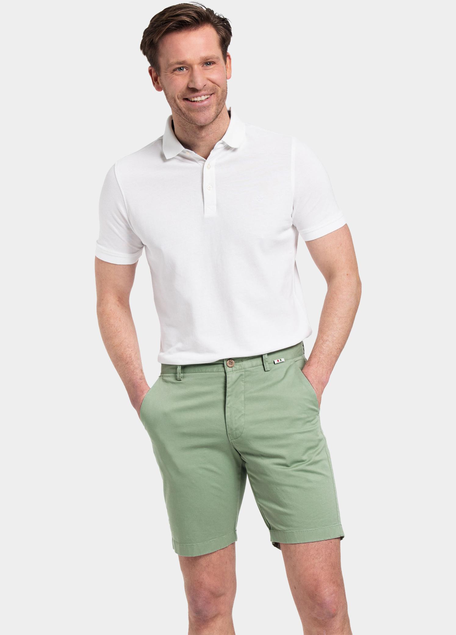 Giordano Korte Broek heren Groen Stockholm Short Garment Dyed 411115/73
