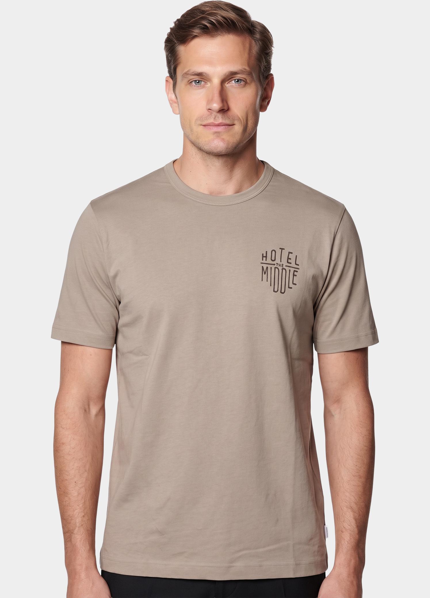 Basefield T-shirt heren Beige  219018847/247