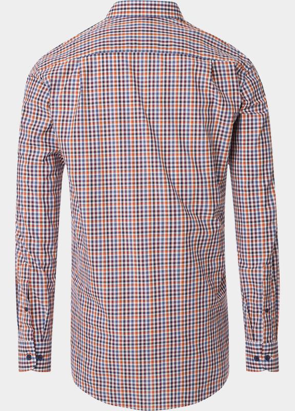 Redmond Overhemd heren Rood Popline Casual 242400111/50