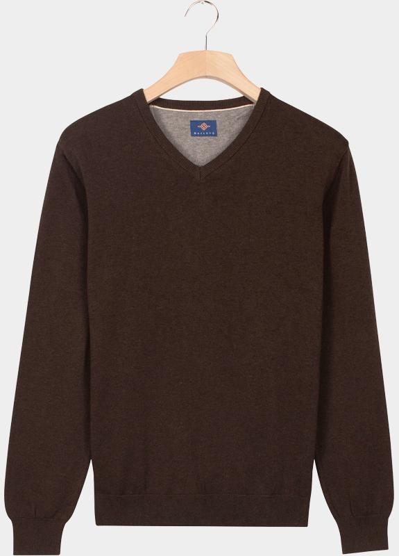 Baileys Pullover Bruin V-Neck Pullover 12gg, single 528100CCT-3/895